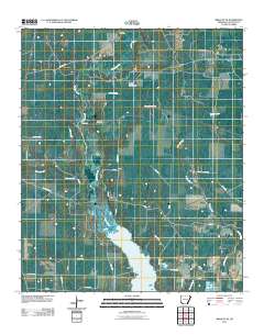 Bradley NE 2011 topographic map thumbnail