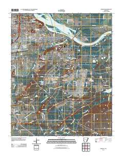 Barling 2011 topographic map thumbnail