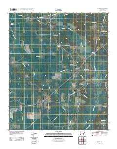 Bussey 2011 topographic map thumbnail