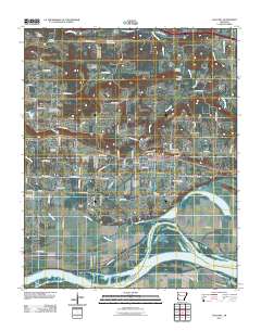 Coal Hill 2011 topographic map thumbnail