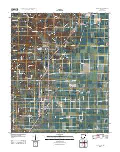 Brookland 2011 topographic map thumbnail