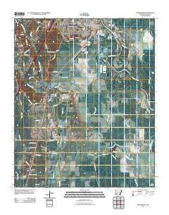 Arkadelphia 2011 topographic map thumbnail