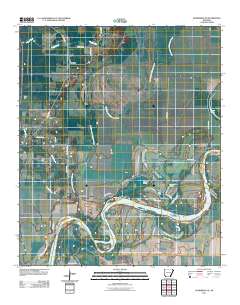 Doddridge NE 2011 topographic map thumbnail