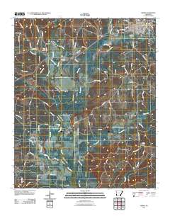Dierks 2011 topographic map thumbnail