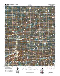 Dierks Dam 2011 topographic map thumbnail
