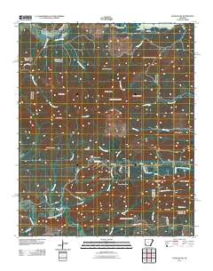 Fourche SW 2011 topographic map thumbnail
