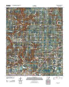 Judsonia 2011 topographic map thumbnail