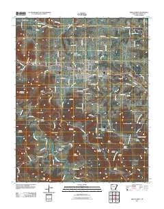 Green Forest 2011 topographic map thumbnail