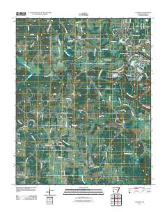 Franklin 2011 topographic map thumbnail