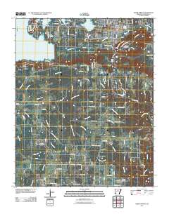Heber Springs 2011 topographic map thumbnail