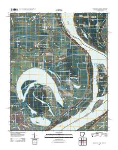 Horseshoe Lake 2011 topographic map thumbnail