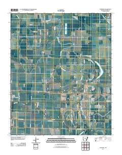 Humnoke 2011 topographic map thumbnail