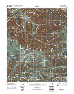 Gravette 2011 topographic map thumbnail
