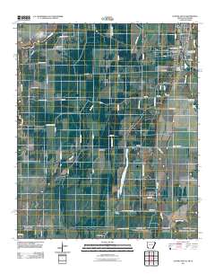 Eudora South 2011 topographic map thumbnail