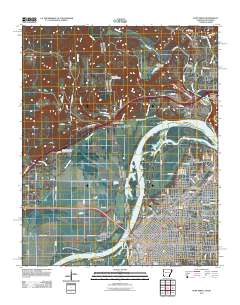 Fort Smith 2011 topographic map thumbnail