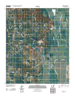 Fouke SE 2011 topographic map thumbnail