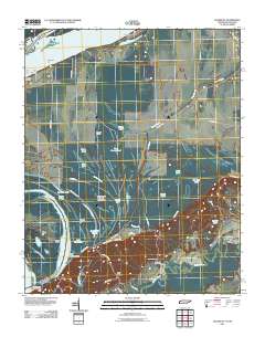 Golddust 2011 topographic map thumbnail