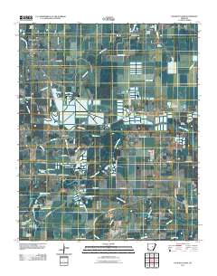 Hickory Plains 2011 topographic map thumbnail