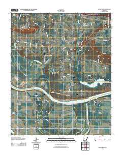 Holla Bend 2011 topographic map thumbnail