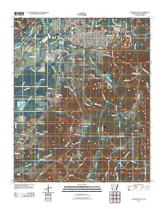 Malvern South 2011 topographic map thumbnail