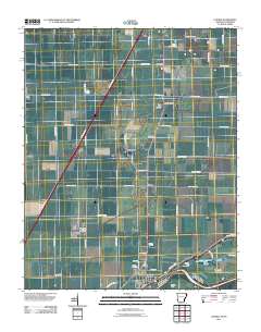 Luxora 2011 topographic map thumbnail