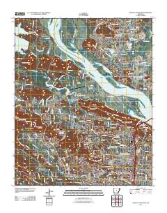 Pinnacle Mountain 2011 topographic map thumbnail