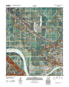 Morrilton West 2011 topographic map thumbnail