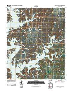 Norfork Dam North 2011 topographic map thumbnail