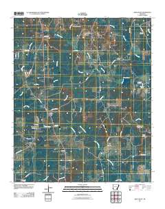 Relfs Bluff 2011 topographic map thumbnail
