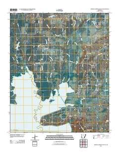 Mineral Springs South 2011 topographic map thumbnail