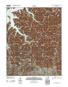 Sandstone Mountain 2011 topographic map thumbnail