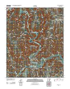 Shirley 2011 topographic map thumbnail