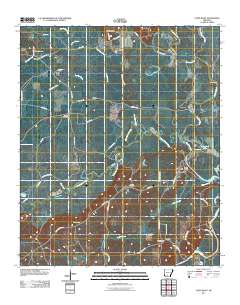 Tates Bluff 2011 topographic map thumbnail