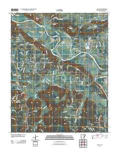 Salado 2011 topographic map thumbnail