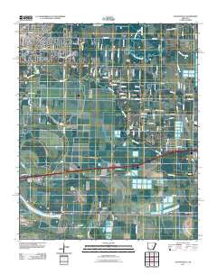 Jacksonville 2011 topographic map thumbnail