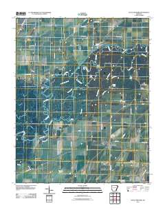 Peach Orchard 2011 topographic map thumbnail