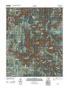 Huff 2011 topographic map thumbnail