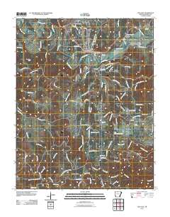 Yellville 2011 topographic map thumbnail