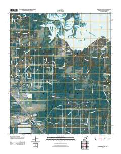 Ashdown East 2011 topographic map thumbnail