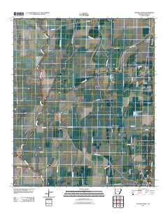 Eudora North 2011 topographic map thumbnail