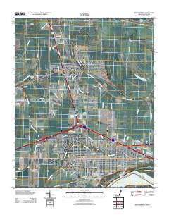 West Memphis 2011 topographic map thumbnail