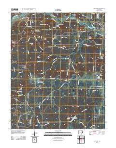 Ravenden 2011 topographic map thumbnail