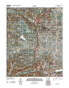 Springdale 2011 topographic map thumbnail