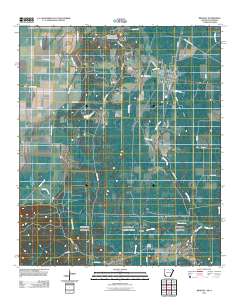 Bradley 2011 topographic map thumbnail