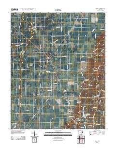 Bono 2011 topographic map thumbnail