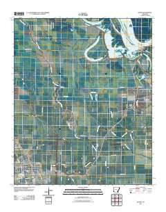 Dumas 2011 topographic map thumbnail
