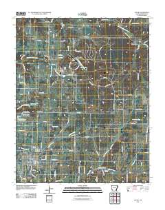 Gentry 2011 topographic map thumbnail
