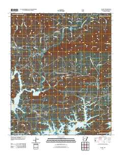 Avant 2011 topographic map thumbnail