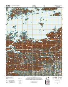 Crystal Springs 2011 topographic map thumbnail