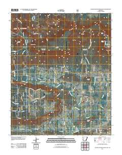 Chickalah Mountain East 2011 topographic map thumbnail